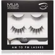 MUA Makeup Academy Lashes Am To Pm umetne trepalnice 2 par