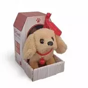 Plišani pas Zlatni retriver koji hoda I laje