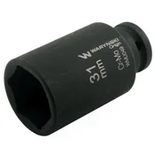 shumee Dolgi šesterokotni udarni ključ 1/2. 31 mm. CrMo. DIN 3129. Waryński
