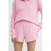 Kratke hlače Guess SKYLAR ženske, roza barva, V4GD09 K8802