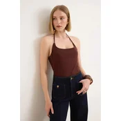 Trendyol Milla Ženska majica TWOSS26AL00067, Braon