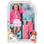 Northix Modna lutka Minnie Mouse, 28 cm, popolna za igro