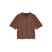 VERO MODA Pulover VMSILJE hrđavo smeđa