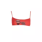 Karl Lagerfeld Ženski gornji deo kupaceg KL22WTP04_ROSSO_RED, Crveni