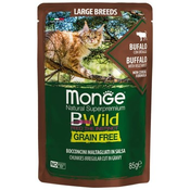 Monge BWild sos za macke Large breed - bivo i povrce 85g