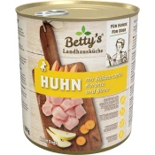 Bettys Landhausküche Pasja hrana - piščanec s sladkim krompirjem, korenčkom in hruško - 800 g