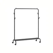 Songmics Oblečni regal 41x103.5x155 cm črne barve