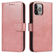 Magnet Case elegantna torbica za Samsung Galaxy A15 roza