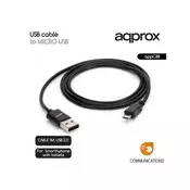 APPROX kabel - USB 2.0 na Micro USB, 1 m, APPC38