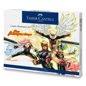 Flomastri Faber-Castell Comic Illustration - 15 kosov