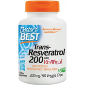 Trans-Resveratrol z ResVinol-25, 200 mg - 60 kapsul