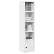 shumee vidaXL Polica, bela, 31x24x127 cm, material na osnovi lesa