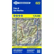 Pale di San Martino 1:25 000