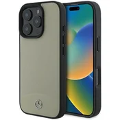 slomart Etui Mercedes MB Textured in Plain Leather MagSafe za iPhone 16 Pro Max - bež