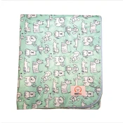 Misoko Prostirka za dresuru štenaca Pad Reusable Light Green, 80 x 140 cm, Zelena