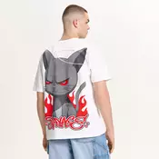 Cropp - Bela majica s printom - white
