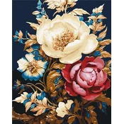 Rayher. Slikanje po številkah, Floral magic, s kovinskimi barvami