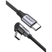 Ugreen USB-C na kotni USB-C kabel 60W 2M
