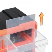 VEVOR Organizator za shranjevanje s 22 predali, plastična stenska škatla za orodje, strojni material, perle, vijake, gradbene kocke