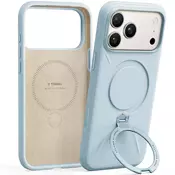 Premium ovitek Torras QPRO Silicone za iPhone 17 Pro Max - baby blue