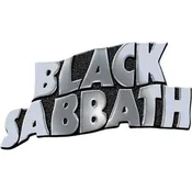 Black Sabbath Wavy Logo Odznak 30 x 15 mm
