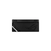 Tipkovnica ASUS ROG Falchion Ace 75 HE, RGB, mehanicka, ROG HFX V2, US Layout, crna + Podloga za zglobove ASUS ROG, crna