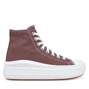 Modne superge Converse Chuck Taylor All Star Move Platform A10665C Bordo rdeča