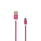 SBOX KABEL USB A Muški -> MICRO USB Muški 1.5 m Roza, (08-usb-10315p)