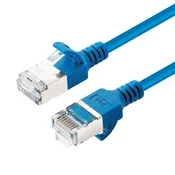Omrežni kabel CAT6A U-FTP Slim 0.50m moder, LSZH