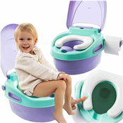 Prenosna otroška kahlica in nastavek za WC školjko- 3v1 - Baby shower - Za 1 leto