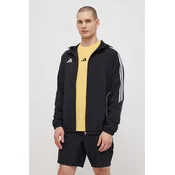 Jakna za vadbo adidas Performance Tito24 črna barva, IM8806