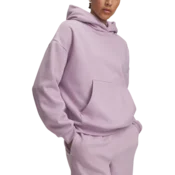 Ženski pulover Under Armour  Icon Fleece Hoodie Mauve Pink / White S