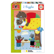 Puzzle Petit Ours Brun Educa 2x20 dielov od 3 rokov EDU19880