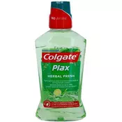 Colgate Plax Herbal Fresh vodica za usta protiv zubnog plaka (Alcohol Free, Fights Bacteria & Plaque 24/7 Bad Breath Control) 500 ml