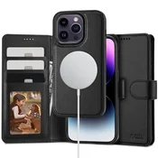 OVITEK TECH-PROTECT WALLET MAGSAFE IPHONE 15 PRO MAX BLACK