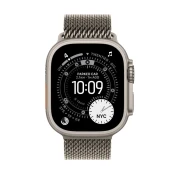 Apple Watch Ultra 3 pametna ura, GPS + Cellular, 49mm, bež, Milanese Loop pašček, bež - L