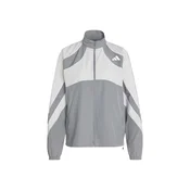 ADIDAS PERFORMANCE Športna jakna ADIZERO A siva / svetlo siva