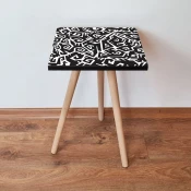 Hanah Home Klub sto Shp377, 35x42x35 cm, Crni