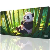 TILT Podloga za miško Panda in Tasty iz bambusa 90x40