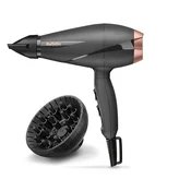 Sušilnik las BaByliss Smooth Pro 2100 W, črn/rožnato zlata