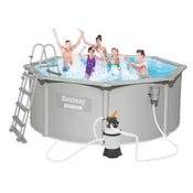 Bestway Bestway Hydrium okrogel bazen 360x120 cm s peščenim filtrom, stopnicami in ponjavo