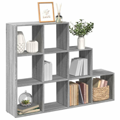 Pregrada/regal za knjige 3razina sonoma 137,5x29x103,5cm drveni