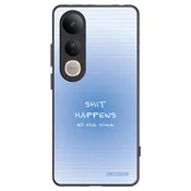 Silikonski črni ovitek za Vivo V50 Lite 5G - Oops Memo