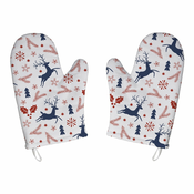 Božične kuhinjske rokavice v kompletu 2 kom Christmas Symbols - Butter Kings