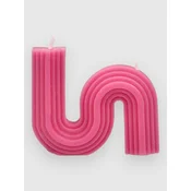 Blue Tomato Wavy Candle pink