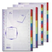 Pregradni karton a4 12-delni elisa karton ELISA