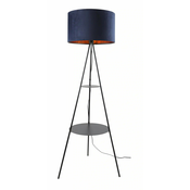 Rea Light Olympias HN3095D- B/BL/GLD Podna lampa, E27, 60W, O45.5cm, Tamnoplava