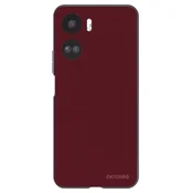 Silikonski črni ovitek za Honor 90 Lite 5G - Burgundy red