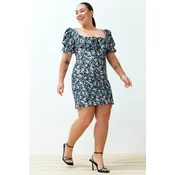 Trendyol Curve Multi Color Floral Woven Dress