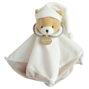 Doudou Darilni set Plišasti crkljač sivi Medvedek 25 cm